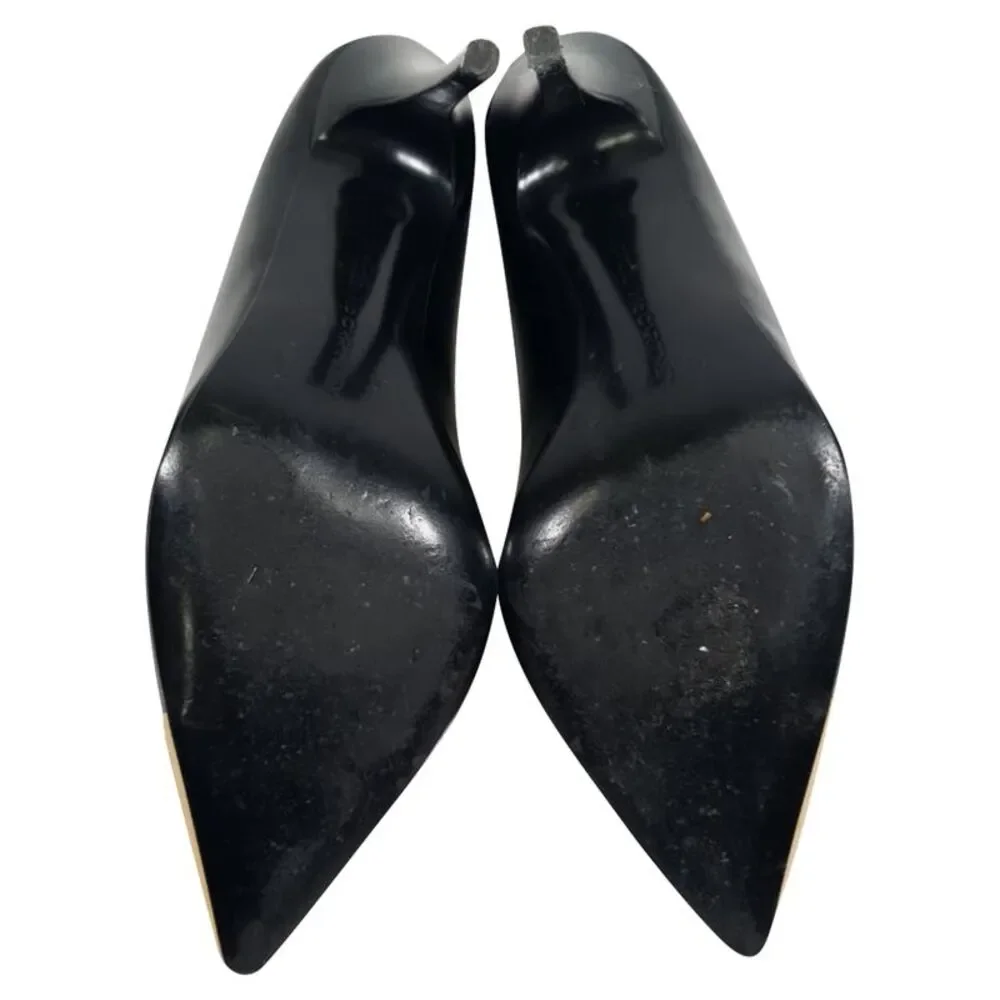 Stella Mccartney Pointed-Toe Pumps in Black Leather